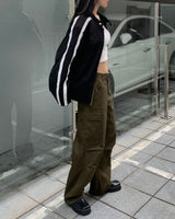 (Unisex) String cargo pants