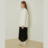クラウドキルティングジャケット / Cloud quilting jacket (ivory)