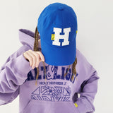 H-BALL CAP_BLUE (6688619233398)