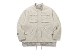 リセントロゴM65ジャケット/RECENT LOGO M65 PARKA_LIGHT GREY