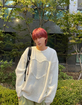 Heart knit /  overfit knit