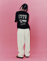 セラーロゴコーデュロイパンツ/SELLER LOGO CORDUROY PANTS LIGHT BLUE(CV2CFMPA12A)