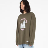 RLLR1101 キャットアンドドッグロングスリーブ/RLLR1101 Cat and Dog Long Sleeve - Olive Green