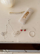 [925silver] ロニーアップルピアス / [925silver] Ronnie Apple Earrings