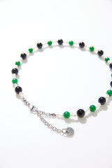 MP010 FRESHWATER PEARL WITH NATURAL STONE NECKLACE