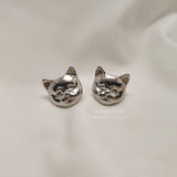 メルビーザキャット - キャットフェイスピアス / Melbie The Cat Series - Cat Face Piercing (Silver) (Red Velvet Joy, VIVIZ Sinb Piercing))
