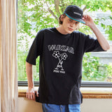フラワー半袖Tシャツ