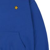 [UNISEX]Yellow odd flower embroidery hoodie