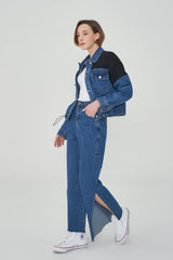 ニットデニムジャケット/ KNIT DENIM JACKET [6653]