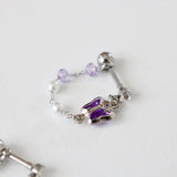 Purple Butterfly Cuff Piercing / 2 color