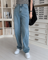 ストレートフィットデニムパンツ (2color)
