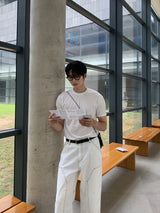 デイパーフェクトマッスルフィットアイスバンドショートスリーブTシャツ / Day Perfect Muscle Fit Ice Bundo Short-Sleeved T-Shirt (9 colors)
