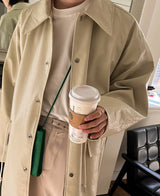 ベルリンオーバーレザーコート(2 color) (6677199093878)