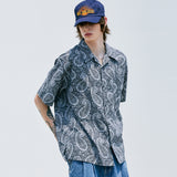 パラダイスペイズリーハワイアンシャツ / PARADISE PAISLEY HAWAIIAN SHIRT GREY