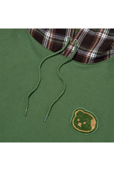 T.D BEAR Wappen Hoodie_Olive (6684845113462)