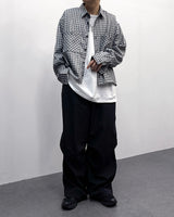 CRミリックチェッククロップドシャツジャケット / CR Milic Check Cropped Shirt Jacket (2 colors)
