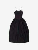 アンバランスシャーリングワンピース / UNBALANCED SHIRRING LONG DRESS