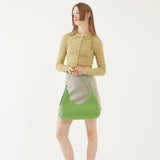 CROPPED SLIM CARDIGAN (GREEN) (6579703906422)