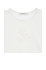 ホットフィックス半袖トップ / HOTFIX HALF SLEEVE TOP (WHITE)