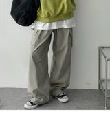 カルペストリングナイロンワイドカーゴパンツ / Carpe String Nylon Wide Cargo Pants