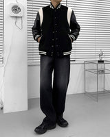 オビーウールバーシティージャケット / CR Obie wool varsity jacket (2 colors)