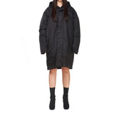 ナイロンフードロングパーカー / NYLON HOOD LONG PARKA black