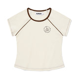 ドゥードゥルチェリーUネックTシャツ / DOODLE CHERRY U NECK T-SHIRT [IVORY]