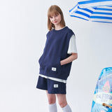BASIC LABEL SWEAT VEST (6568439447670)