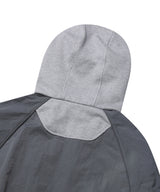  PIPPING MIX ANORAK HOODIE_GRAY