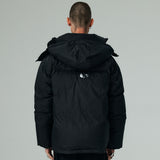 オーバーフィットフードダックダウン/OVERFIT HOOD DUCK DOWN-BLACK