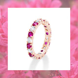 ラビーラバーリング/Ruby Lover Ring (rosegold)