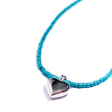 サージカルハートデイジーフォーミカネックレス / SURGiCAL HEART DAiSY FORMiCA NECKLACE #96