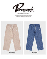 paragraph Striped Logo Embroidered Pants 2color (6562901819510)
