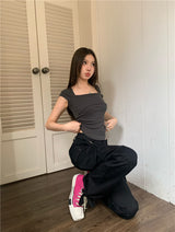 スクエアラウンドTシャツ