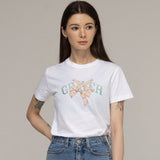 リボンバレリーナロゴスリムショートスリーブTシャツ/Ribbon Ballerina Logo Slim Short Sleeve Tee