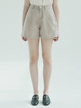 リネンショート / W1013 LINEN SHORT_BEIGE