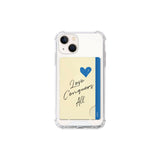 (Card storage case) 2. Love Conquers All phone case_Blue