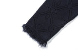 パンチングリボンカーディガン / PUNCHING RIBBON CARDIGAN_NAVY