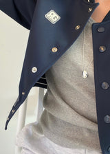 (silver925) Brush long necklace