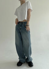 2ボタンワイドパンツ/no.1797 Two Button Wide Pants (2color)