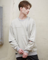 切り替えジップトレーナー / MULTI PANEL ZIP SWEATSHIRT (4578022162550)