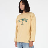RLL1102 バーシティアーチロゴロングスリーブ/RLL1102 Varsity Arch Logo Long Sleeve - Vanilla