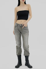スリムベーシックチューブトップ / Slim Basic Tube Top (4color)