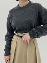 トープアルパカニット / Taupe Alpaca Knit (12color)