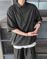 デニムスキッパーシャツ / Denim skipper shirt
