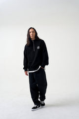 ハーフジップスウェットシャツ / Half-Zip Sweatshirt_Navy