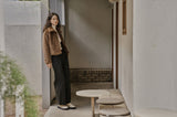 フェイクファーショートコート/FAKE FUR SHORT COAT_BROWN