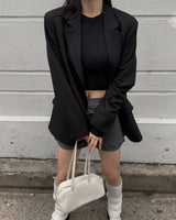 Rope pleated skirt pants