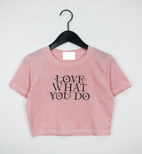 ロベット クロップ Tシャツ / Lovett Crop T-shirt (4color)