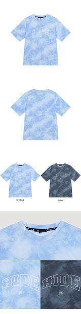 HIDE Tie Dye Graphic T-Shirt (Navy) (6571000299638)